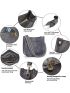 Crossbody Bag Purse for Women 2Pcs Leather  Handbag Wallet Set With 2Adjustable Guitar Leopard Strap Crossbody Bag