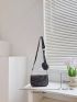 Mini Square Bag With Coin Purse Adjustable Strap