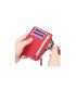 Litchi Embossed Classic Card Holder Letter Detail