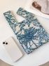 Mini Crochet Bag Two Tone Tree Graphic Vacation