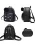Girls Fashion Backpack Mini Backpack Purse for Women Teenage Girls Purses PU Leather Pompom Backpack Shoulder Bag