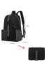 12.4 Inches In Length, 5.7 Inches In Width, 18.1 Inches In Height, Solid Colored Nylon Foldable Backpack