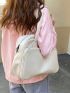 Minimalist Tote Bag Double Handle Solid Color