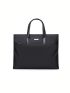 Men Minimalist Metal Detail Briefcase Double Handle
