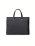 Men Minimalist Metal Detail Briefcase Double Handle