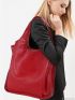 Minimalist Tote Bag Genuine Leather