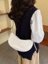 Minimalist Hobo Bag Medium Adjustable Strap Zipper