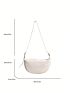 Minimalist Hobo Bag Medium Adjustable Strap Zipper