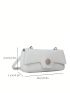 Minimalist Flap Square Bag Adjustable Strap Small