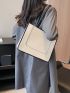 Fashion Small Simple Lady Tote Bag With Adjustable Strap
