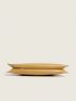 Large Yellow Square Bag Minimalist Chain PU