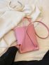 Mini Square Bag Litchi Embossed PU Fashionable
