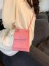 Mini Square Bag Litchi Embossed PU Fashionable