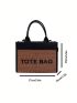 Fashion Mini Vacation Straw Bag Double Handle