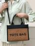 Fashion Mini Vacation Straw Bag Double Handle