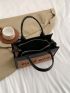 Fashion Mini Vacation Straw Bag Double Handle