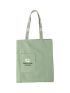 Flower Pattern Shopper Bag Green Casual Double Handle