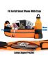 1pc Swimsuit Fabric Running Bag With Earphone Hole