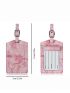 1pc Marble Pattern Luggage Tag Buckle Design