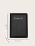 Long Pu Pattern Passport Clip New Multifunctional Passport Bag Travel Multi Card Id Bag Passport Case