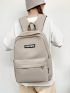 Casual Versatile Classic Backpack Student Backpack Preppy