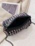 Mini Studded Decor Chain Bucket Bag Punk