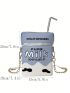 Y2K Style Carton Design Zipper Shoulder Bag Fashion Creative Crossbody Bag