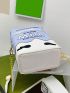 Y2K Style Carton Design Zipper Shoulder Bag Fashion Creative Crossbody Bag