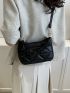 Women's Shoulder Bag, Crossbody Bag, Handbag, Ruched Detail Underarm Bag