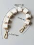 Fashion Acrylic Square Beaded Wristband For Women Detachable Replacement Bag Strap