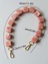 Fashion Acrylic Square Beaded Wristband For Women Detachable Replacement Bag Strap