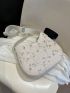 Flower Embroider Straw Bag Woven Beach Bag For Women