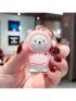 Cartoon Bear Design Bag Charm Cute