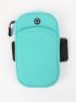 1pc Green Polyester Running Arm Bag