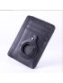 Card Holder With Magnetic Button Solid Color