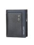 Fashion Men Wallet Pu Short Design Male Zipper Card Holder Purse Casual