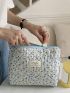 Polka Dot Pattern Pearl Decor Square Bag for Daily Use