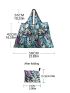 1pc Cherry Print Portable Storage Bag