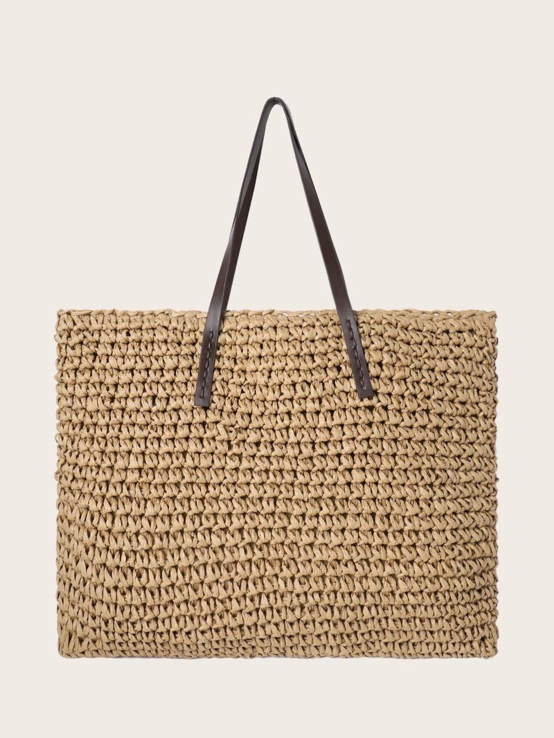 Minimalist Large Capacity Straw Bag