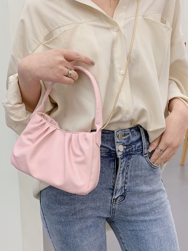 Mini Ruched Satchel Bag
