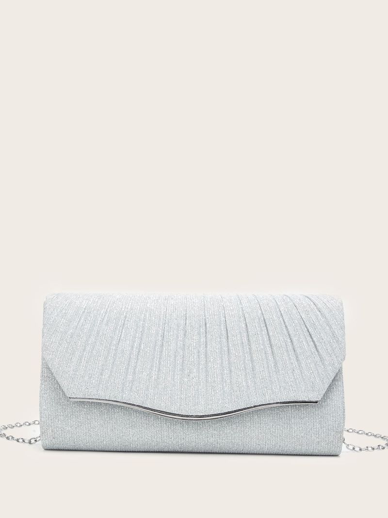 Metal Edge Chain Evening Bag
