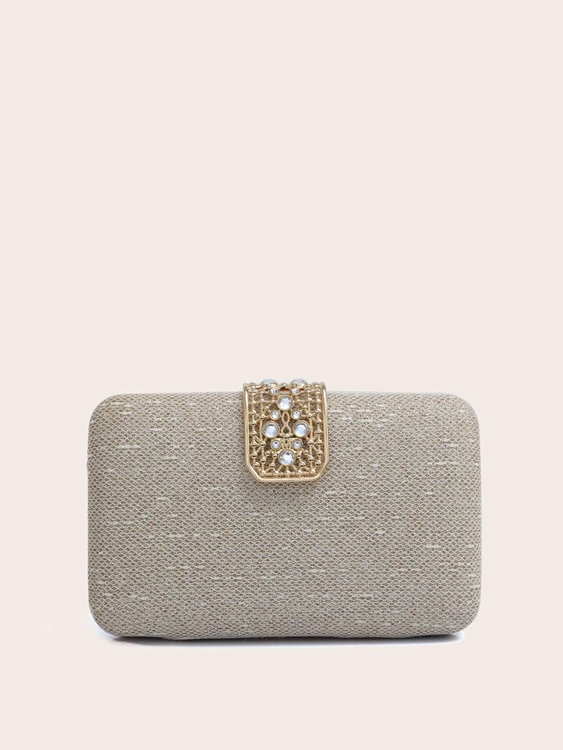 Mini Rhinestone Decor Evening Bag