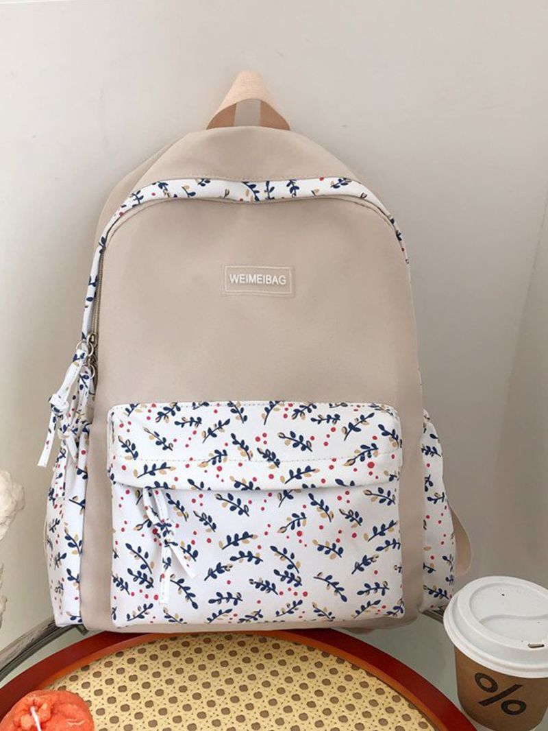 Floral Graphic Functional Backpack