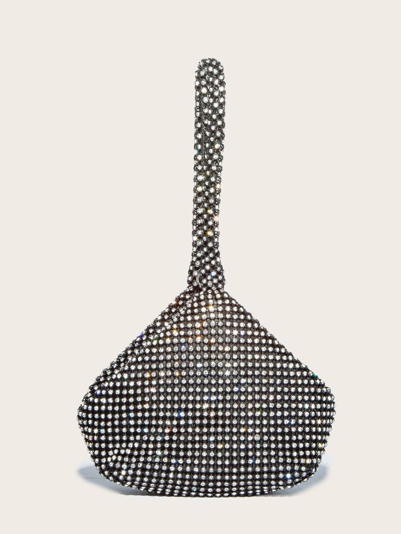 Mini Rhinestone Decor Evening Bag