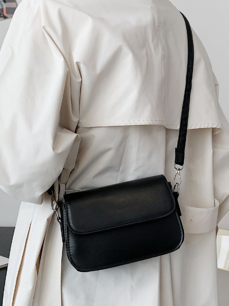 Mini Minimalist Flap Crossbody Square Bag