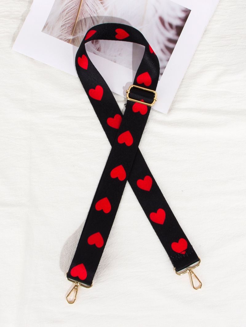Heart Graphic Bag Strap