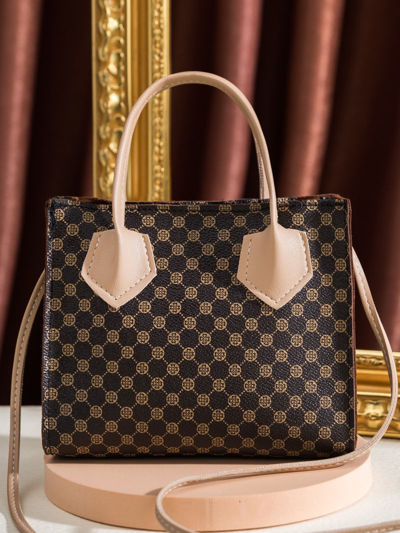 Geometric Graphic Square Bag