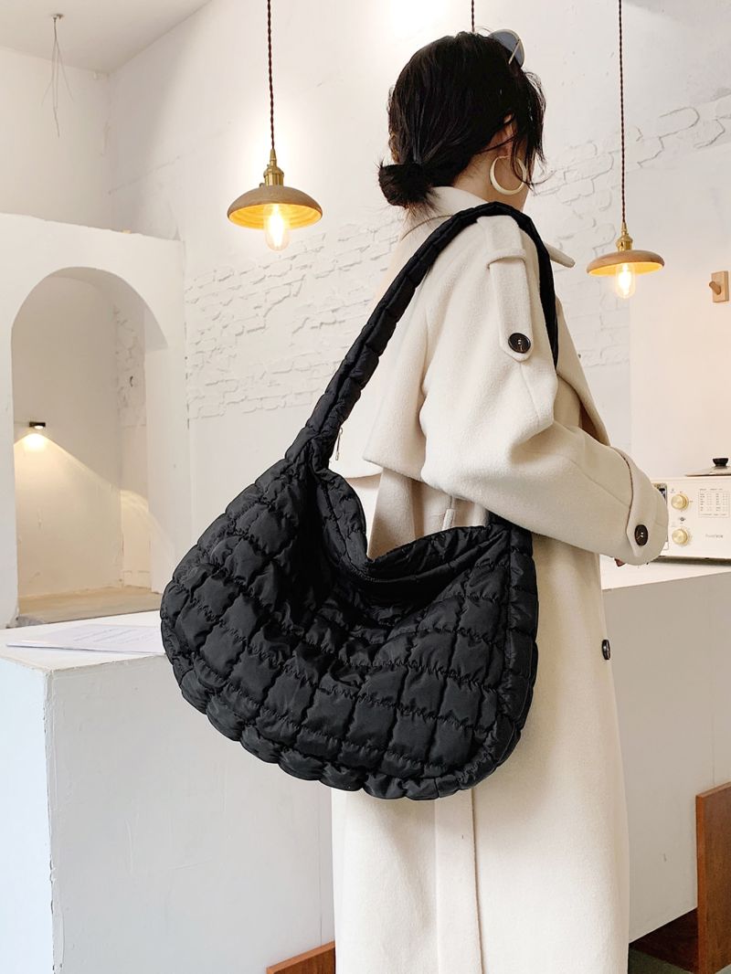 Quilted Baguette Bag