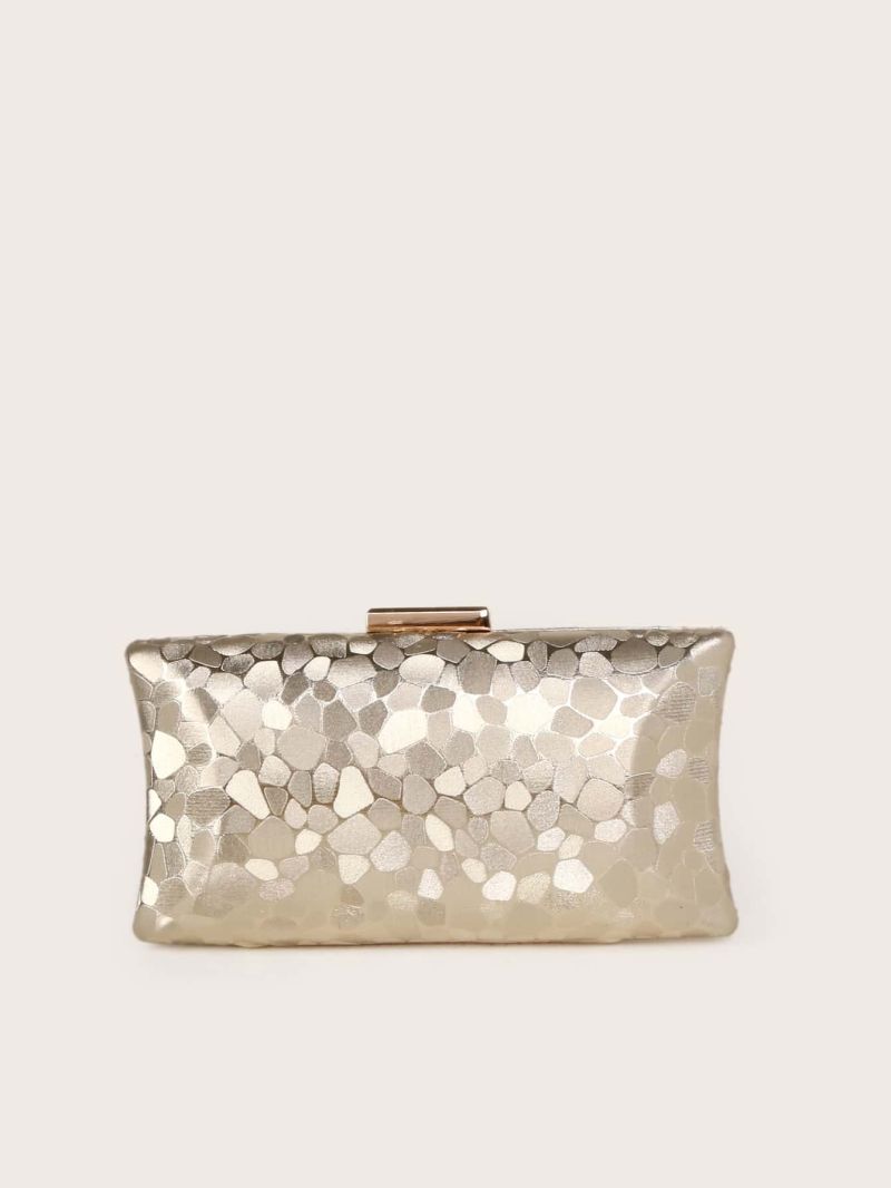 Mini Metallic Chain Box Bag