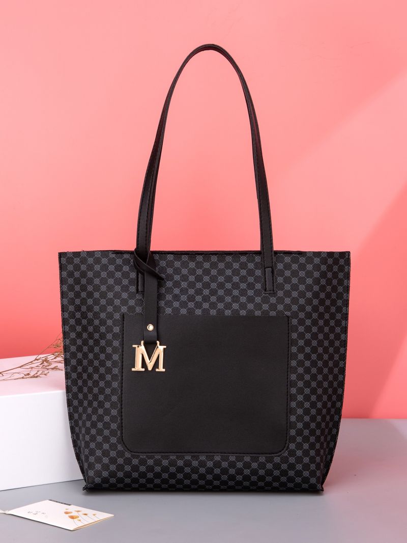 Metal Decor All Over Print Tote Bag